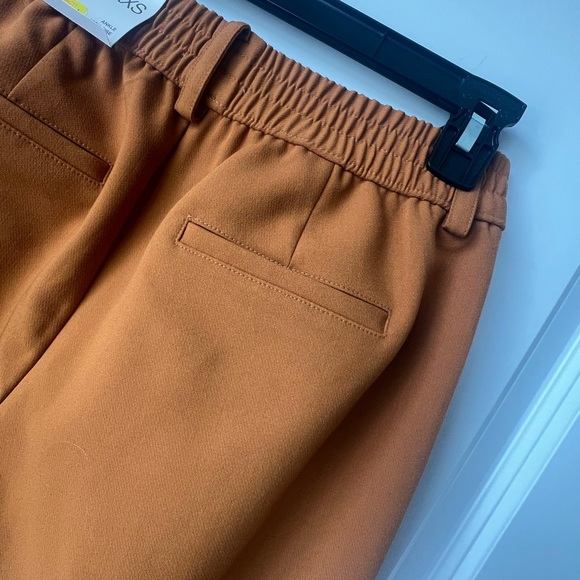 Women Rust Brown Casual Trousers - Picture 12 of 12
